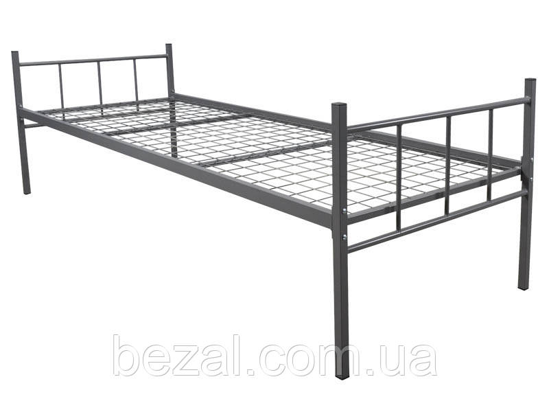 Ліжко армійське одномісне металеве 2000х800мм   Kompred OL607, фото 1