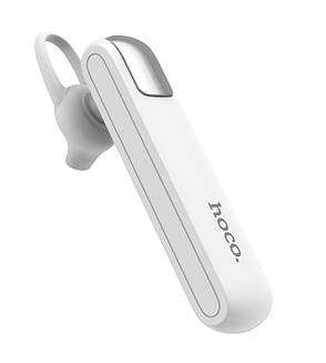 Bluetooth-гарнітура Hoco E37 Gratified Business Білий/ Сріблястий (E37), фото 1