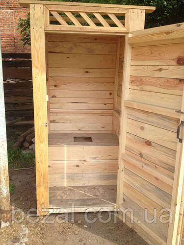 Деревянный туалет для улицы (ID#1662153221), цена: 20160 ₴, купить на ...