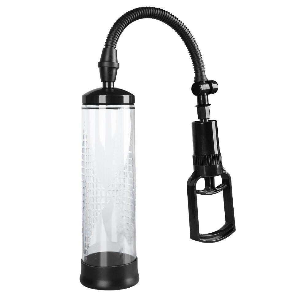 Вакуумна помпа з ручним насосом Men Powerup Black, фото 1