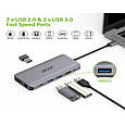 Порт-реплікатор Acer 12in1 Type C dongle USB3.2, USB2.0, SD/TF, HDMI, PD, DP... (HP.DSCAB.009), фото 3
