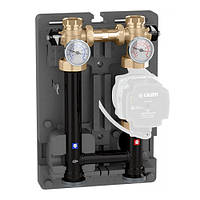 Група прямого розподілу Caleffi 1" Вх1 1/2" Н 125 мм у ізоляції (ліва/права) без насоса