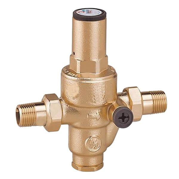 Редуктор зниження тиску з американками Caleffi 3/4 80 °C (536050)