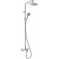 Душова система Hansgrohe Vernis Shape Showerpipe 230 1jet з термостатом для ванни хром (26284000)