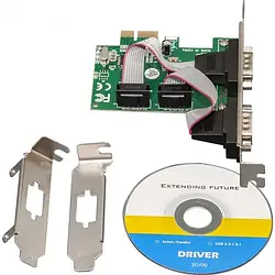 Плата розширення Frime ECF-PCIto2S1PWCH PCI-E x1 to RS232+LPT (2 порти RS232 + 1 порт LPT), WCH382L