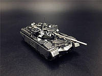 Металевий конструктор Танк Chieftain MK50 1:100. Металева збірна 3D модель танка. 3D пазл Танк Chieftain MK50
