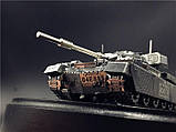 Металевий конструктор Танк Chieftain MK50 1:100. Металева збірна 3D модель танка. 3D пазл Танк Chieftain MK50, фото 9