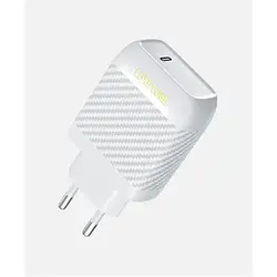 Адаптер живлення для телефона Luxe cube Dynamic 18W White (4446689880643) 1USBх3A