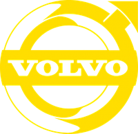 Виниловая наклейка на авто - Volvo logo размер 50 см