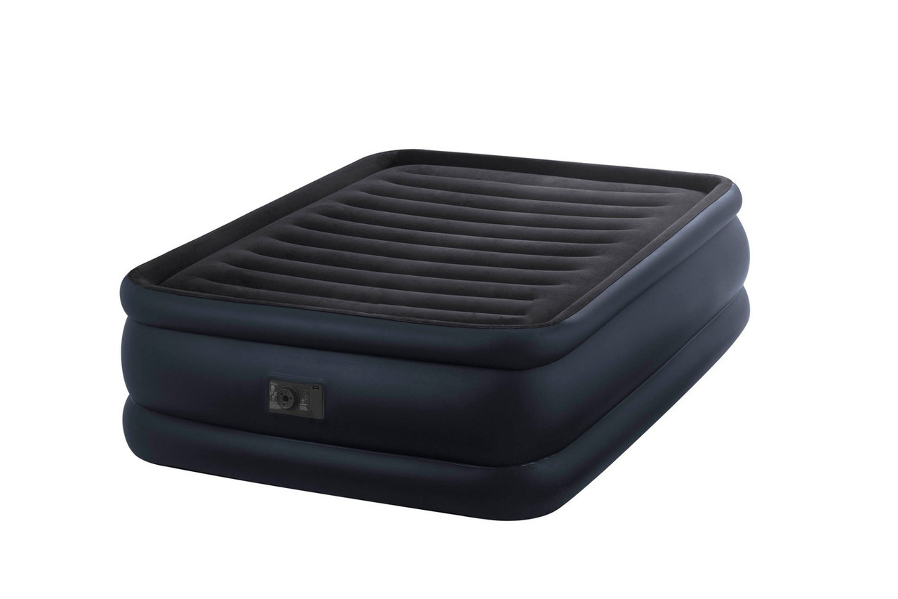 Intex 64440 - надувна ліжко Queen Raised Downy Bed 2013х152х36см