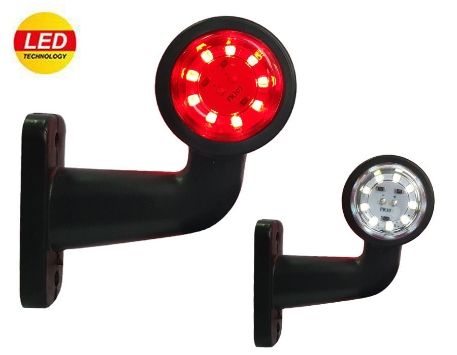 Ліхтар габаритів заносу причепа 18LED 7см (2шт) (Туреччина)