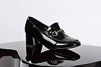 Туфлі жіночі чорні на підборах Т1533