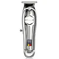 Комбо-набір для стрижки (машинка + триммер) Surker Clippers Cordless Silver (SK-K9S+SK-I9SL), фото 4