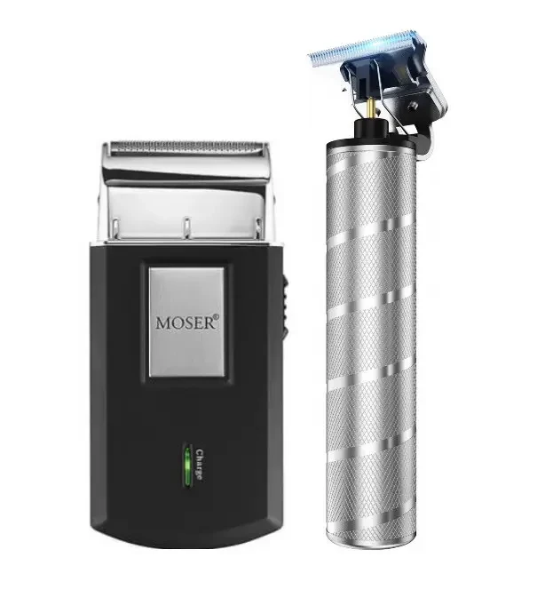 Комбо-набір для стрижки Hair Trimmer Skeleton + Moser Mobile Shaver (HT 7870S+3615-0051)