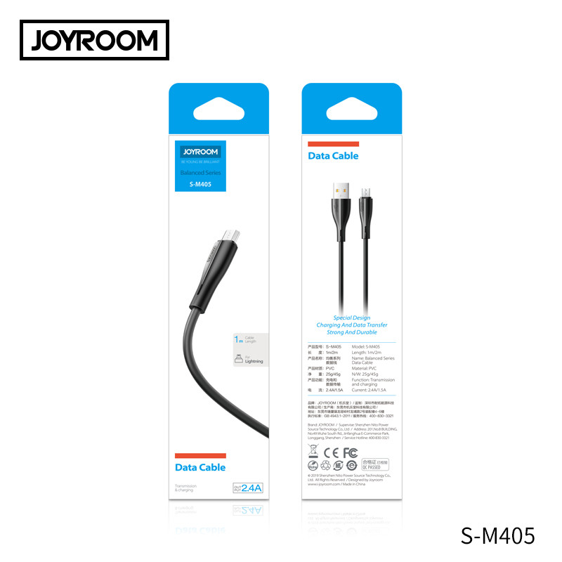 Кабель USB 2.0 тип АM - Lightning 1 м JOYROOM (S-M405)