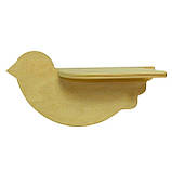 Підвісна полка "Пташка", ЗАГОТОВКА ДЛЯ ДЕКУПАЖУ, фото 3