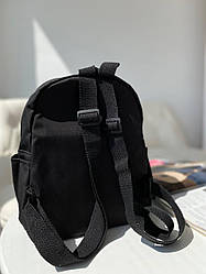 Дитячий чорний рюкзак з Міккі Маусом 0944 Черный