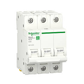Автоматичний вимикач Schneider Electric Resi 9 6кА С 3p 50A C R9F12350
