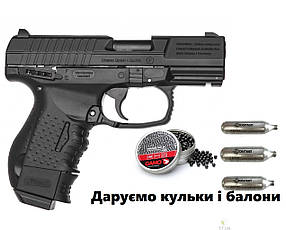 Пневматичний пістолет Umarex Walther CP99 Compact Blowback + подарунок