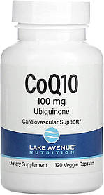 Коензим Q10 (CoQ10) Lake Avenue Nutriion, 100 мг 120  капсул
