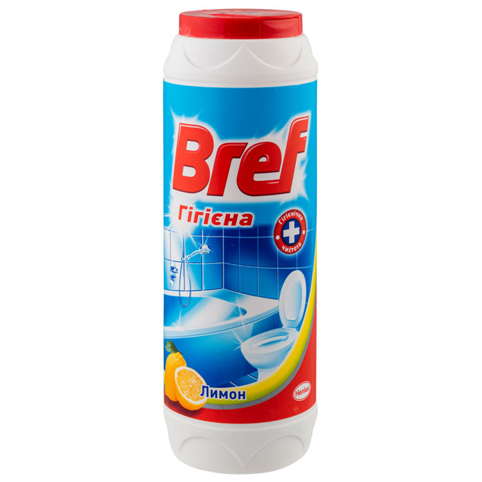 Порошок для чищення ванної кімнати Bref Лимон+Хлор 500 г