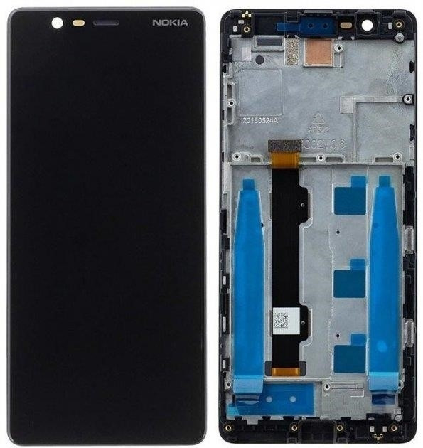 Дисплей (LCD) Nokia 5.1 Dual Sim (TA- 1075) з сенсором чорний