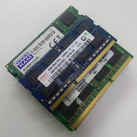 Оперативна пам'ять DDR3-1333 4Gb PC3-10600 SO-DIMM 1.5V (Б.В.)