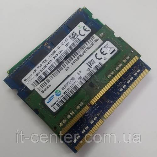 Оперативна пам'ять DDR3-1600 4Gb PC3-12800 SO-DIMM 1.35V