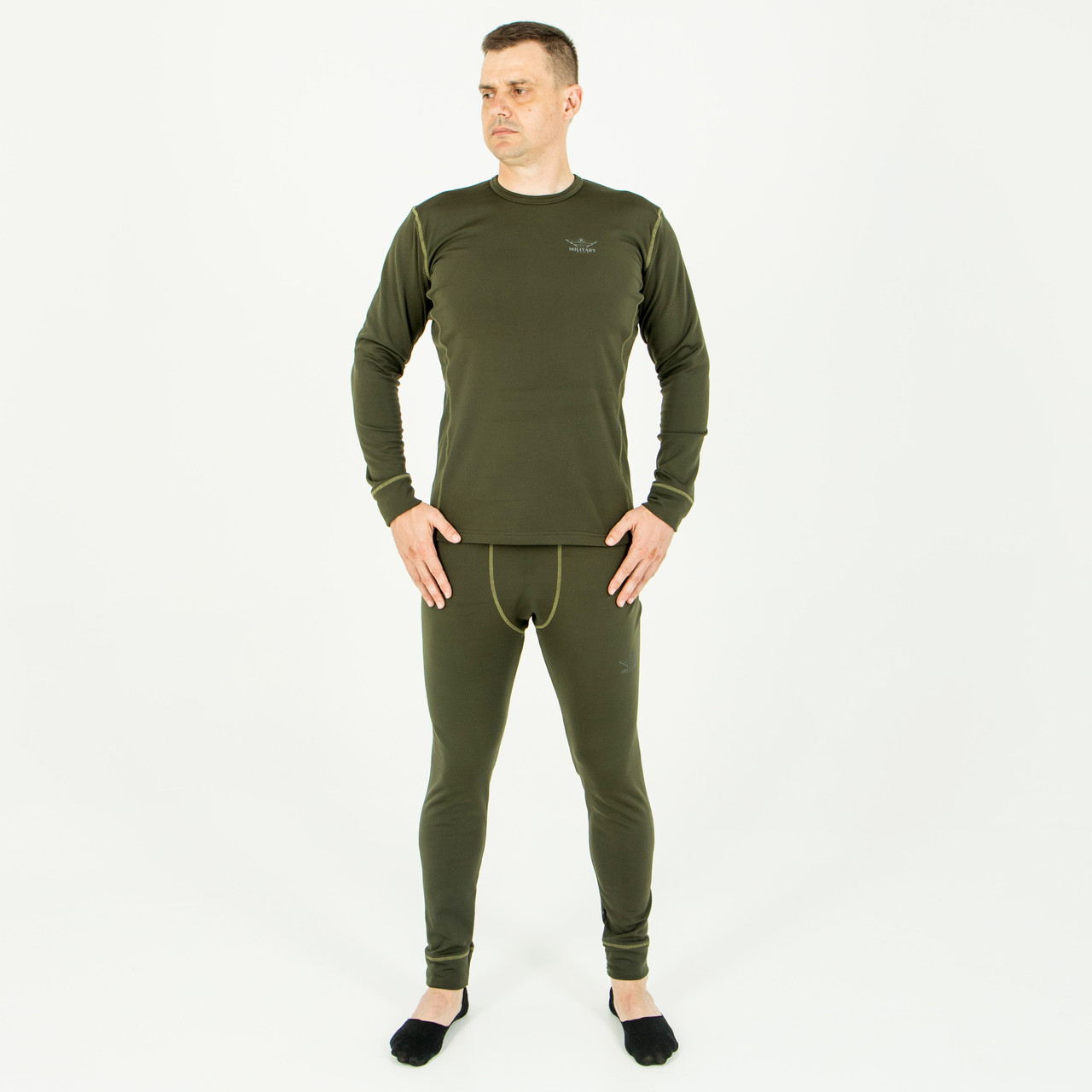 Термобілизна чоловіча на флісі, комплет демісезонний, чоловічий термокостюм зимовий, Україна, S, M, L, XL, 2XL р-р, фото 1