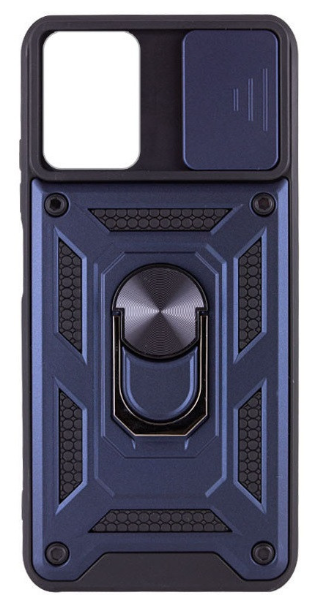 Чохол Camshield Serge Ring + підставка Xiaomi Redmi Note 11 (синій)