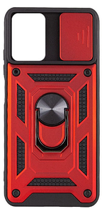 Чохол Camshield Serge Ring + підставка Xiaomi Redmi Note 11 (червоний)