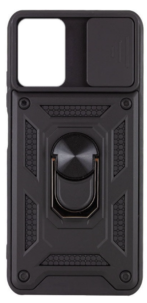 Чохол Camshield Serge Ring + підставка Xiaomi Redmi Note 11 (чорний)