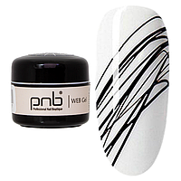 PNB UV/LED WEB Gel Black - гель-павутинка, чорний, 5 мл