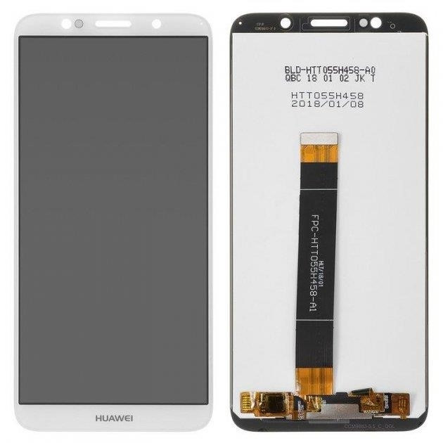 Дисплей (LCD) Huawei Y5 (2018) DRA- L21/ Y5 Prime 2018/ Honor 7A с сенсором белый