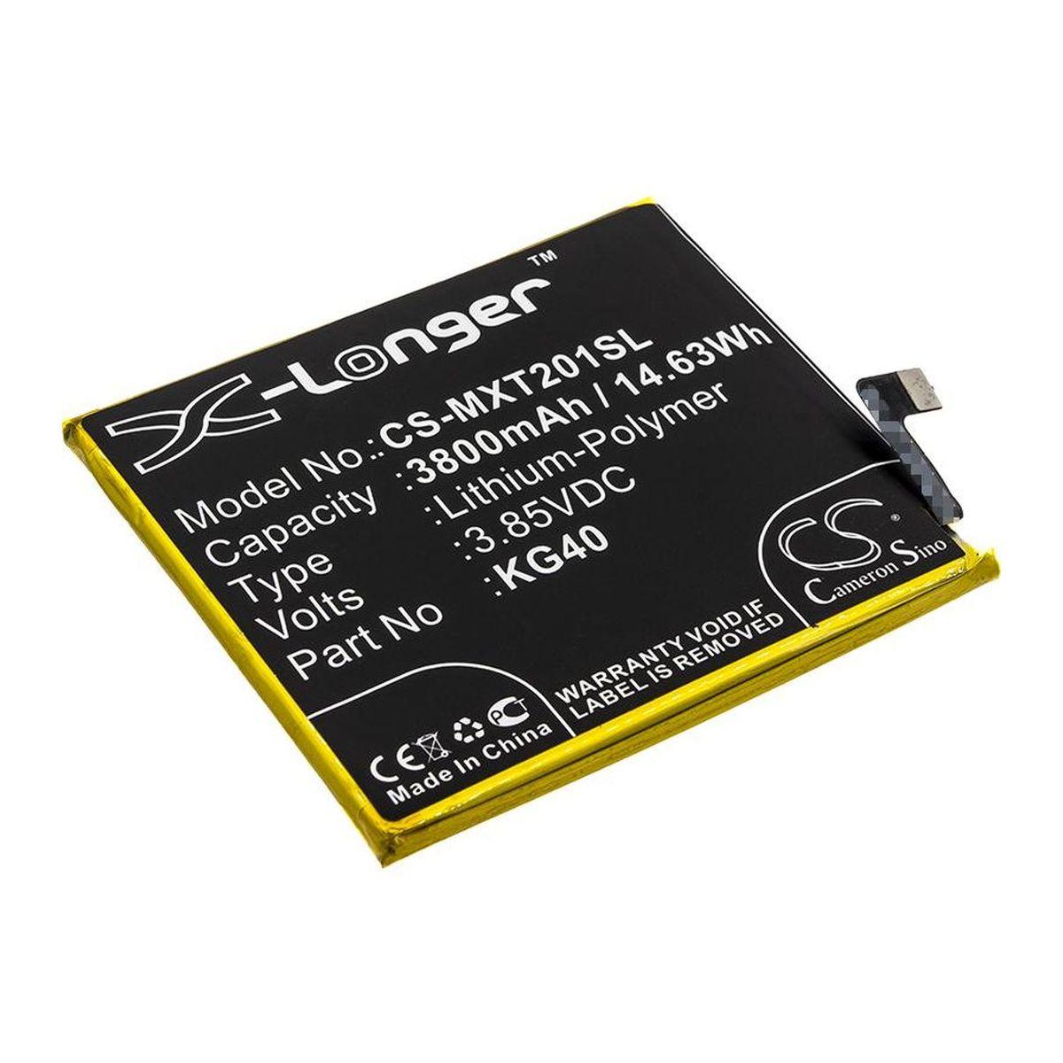Аккумуляторна батарея X-Longer KG40 (CSMXT201SL) для Motorola Moto One G8 Glay (3800 mAh)
