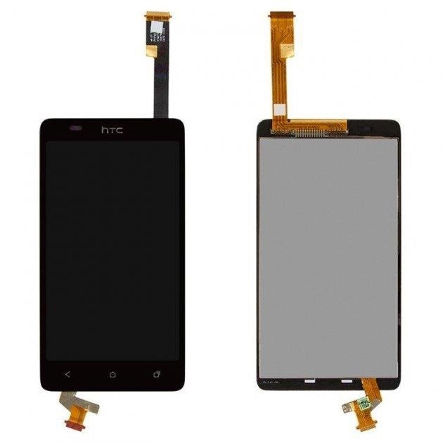 Дисплей (LCD) HTC 400 Desire Dual Sim/ T528w One SU з сенсором чорний