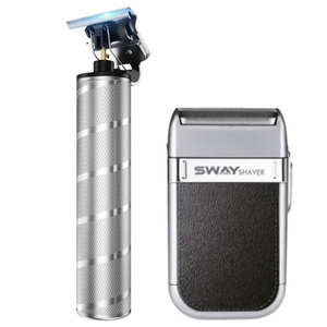 Комбо-набір для стрижки Hair Trimmer Skeleton + Sway Shaver (HT 7870S+115 5201), фото 1