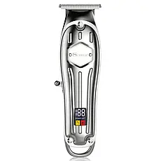 Комбо-набір для стрижки Surker Сordless I9 Silver + Surker Razor Cordless Silver(SK-I9SL+ SK-5001-SL), фото 3