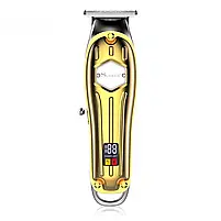 Комбо-набір для стрижки Surker Сordless I9 Gold + Surker Razor Cordless Gold (SK-I9GO+SK-5001-GO), фото 3