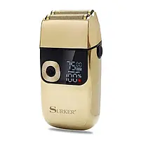 Комбо-набір для стрижки Surker Сordless I9 Gold + Surker Razor Cordless Gold (SK-I9GO+SK-5001-GO), фото 5