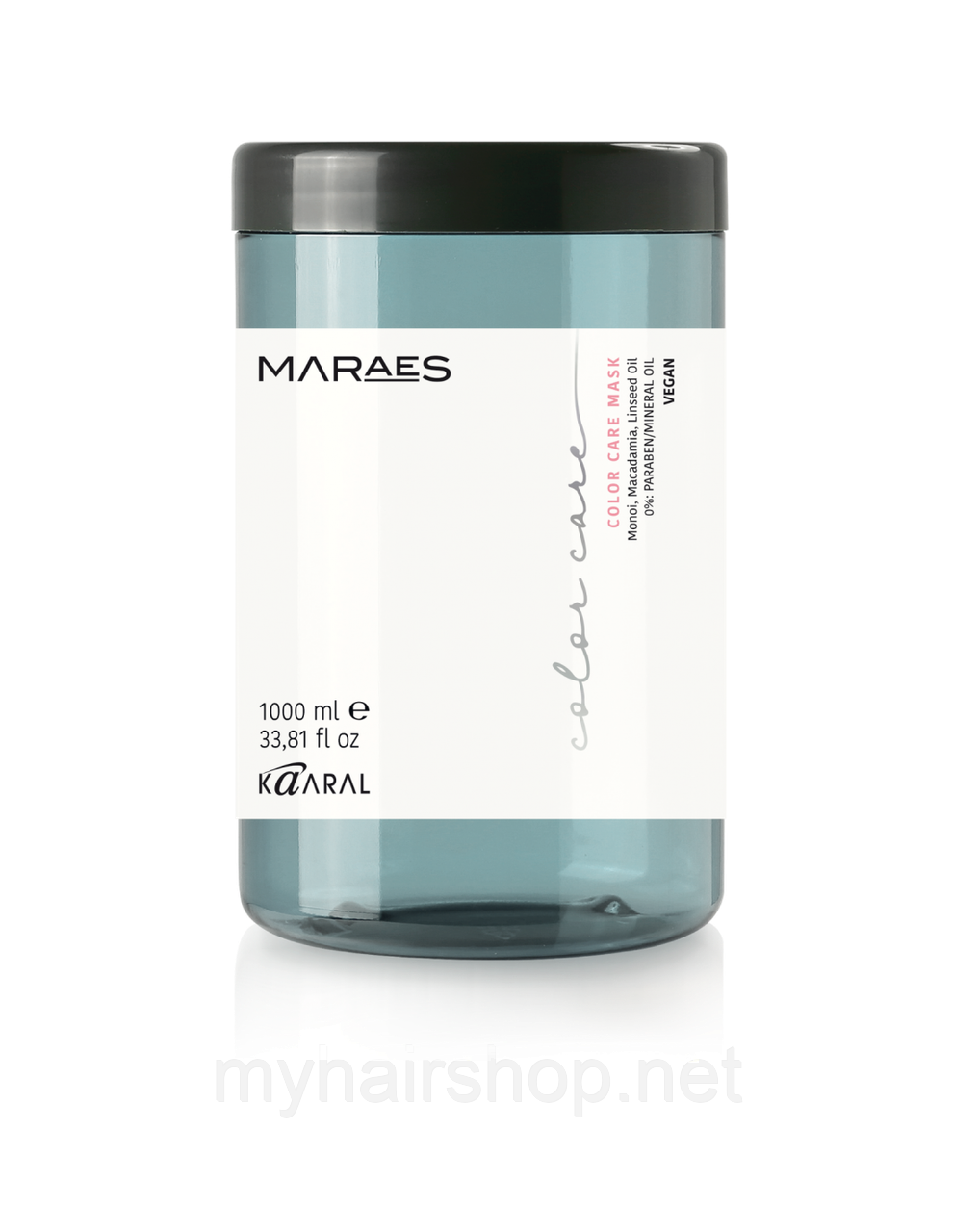 Маска для фарбованого волосся з олією макадамії та лляною олією Kaaral Maraes Color Care Mask 1000 мл