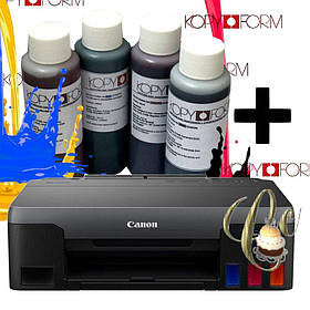 КОМПЛЕКТ: Харчовий принтер Canon Cake з CНПЧ + комплект чорнил KopyForm + Подарунок Папір