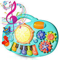 Музыкальная игрушка Пианино "TK Group" (2 цвета, подсветка, звуки, мелодии, колыбельные, в коробке) 23101