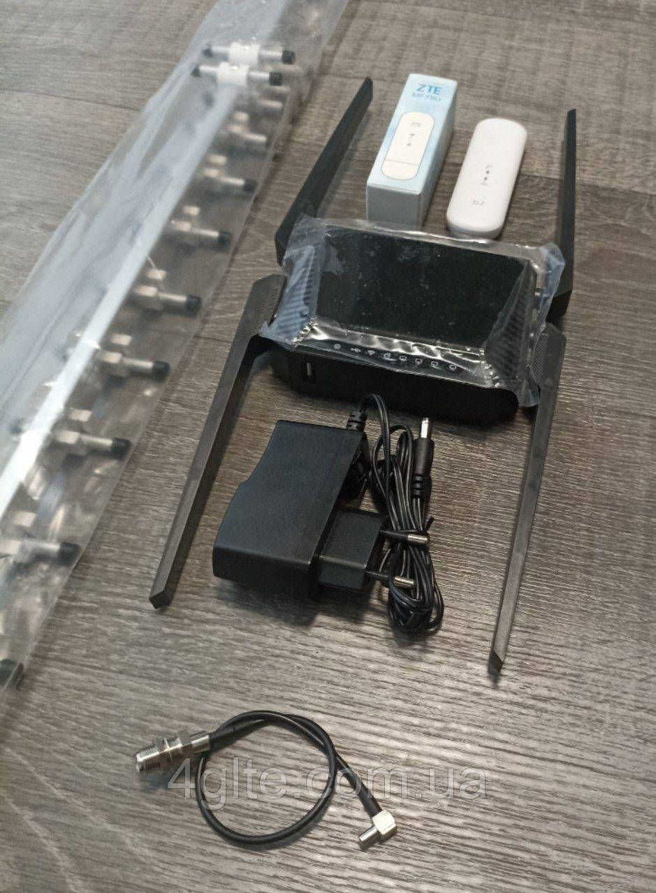 Комплект два Wi-Fi роутера 4G з потужною антеною 21 дБ, фото 1