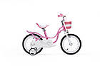 Дитячий велосипед Royal Baby Little Swan Steel RB18-18 РОЖЕВИЙ, фото 3
