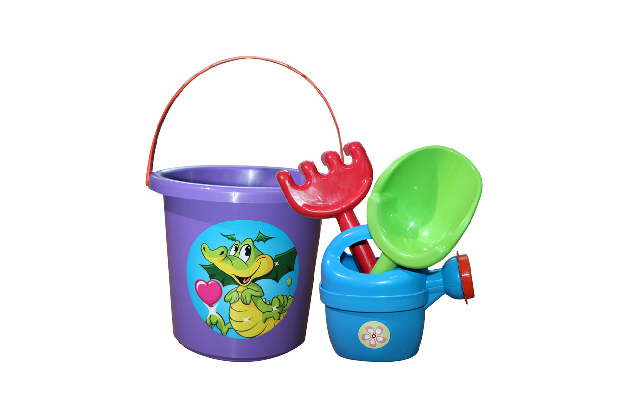 Набір пісочний №1 в сітці помаранчевий 013555 Doloni, фото 1