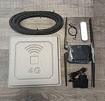 Комплект два Wi-Fi роутера 4G з планшетною антеною 17 дБ