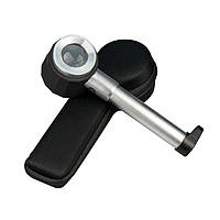 Лупа ручна в металевому корпусі з підсвіткою TH-8011