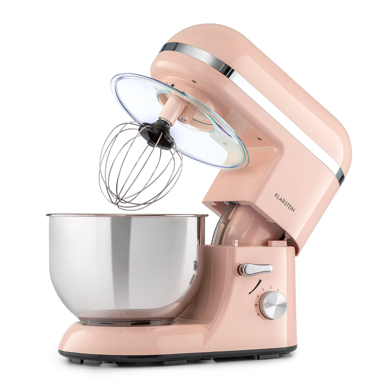 Кухонний комбайн Bella Elegance 2000 Вт/2,7 к.с./5.2 літра з неіржавкої сталі без BPA троянда (Німеччина,, фото 1