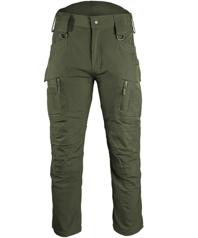 Штани softshell Mil-tec assault олива зимові водонепроникні 11380012